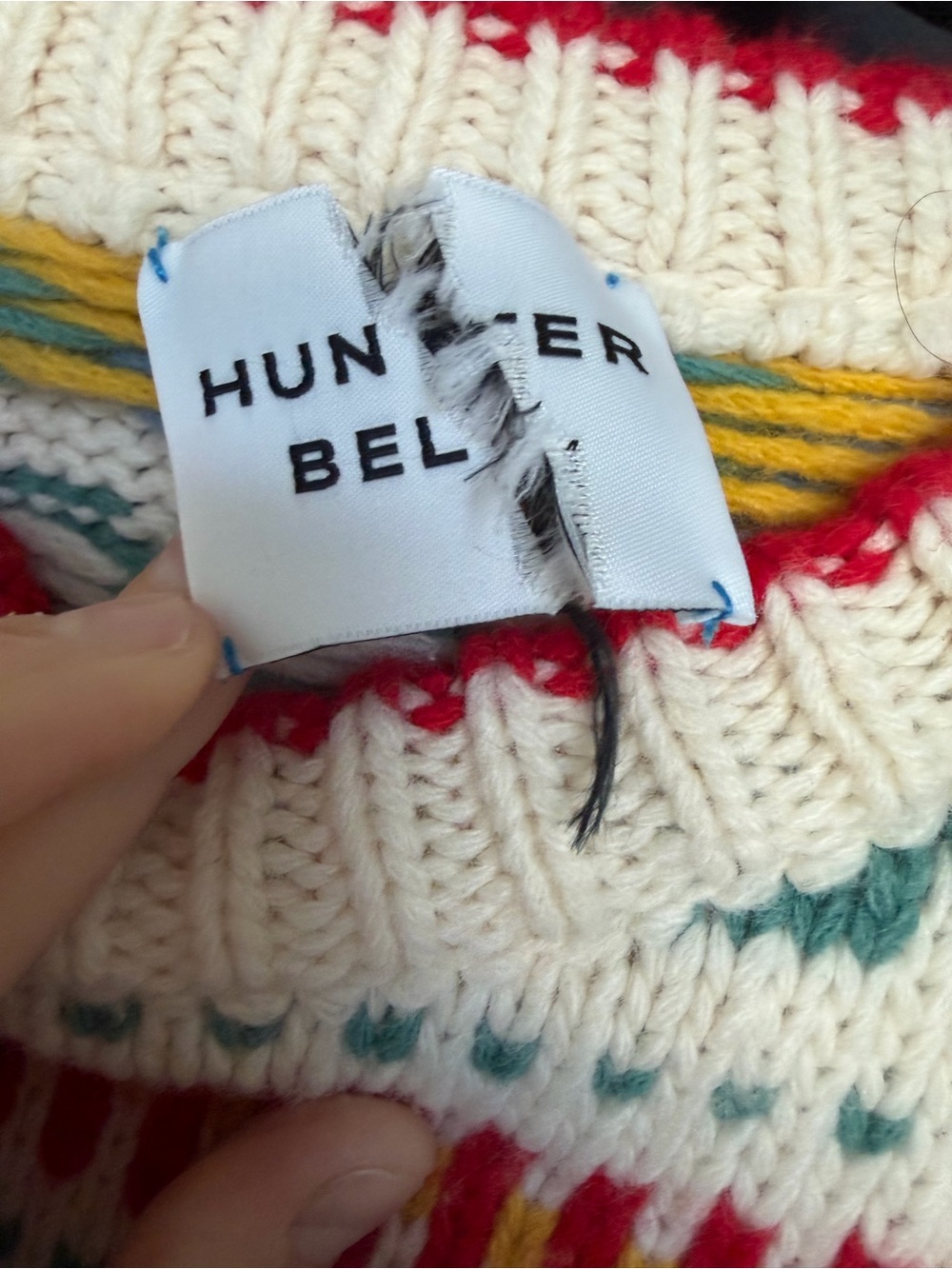 Hunter Bell Odette Sweater in Kent Fair Isle, Size XS - Picture 7 of 7